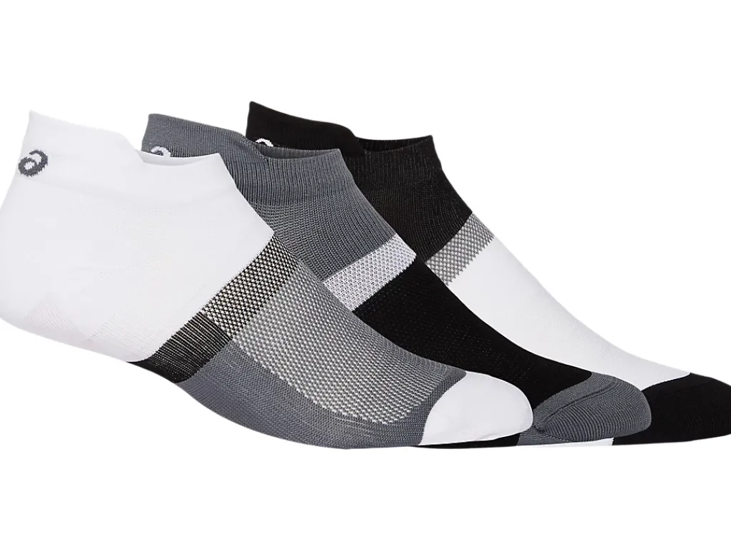 Hardlopen|Sokken>ASICS 3PPK COLOR BLOCK ANKLE SOCK Performance Black