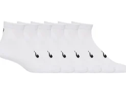 Hardlopen|Sokken>ASICS 6PPK QUARTER SOCK Brilliant White