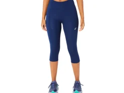 Kleding|Hardlopen>ASICS ROAD HIGH WAIST CAPRI TIGHT Blue Expanse