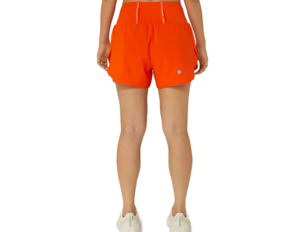 Kleding|Hardlopen>ASICS ROAD 3.5IN SHORT Koi