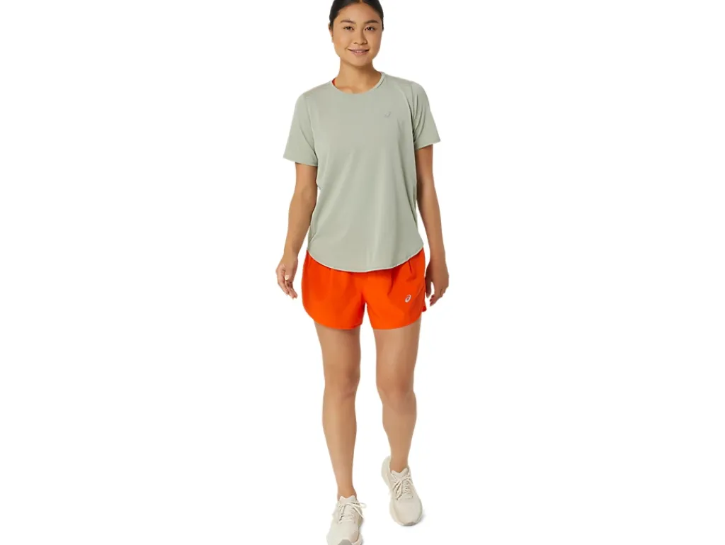 Kleding|Hardlopen>ASICS ROAD 3.5IN SHORT Koi
