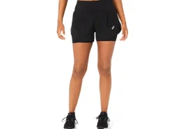 Kleding|Shorts>ASICS ROAD 2-N-1 3.5IN SHORT Performance Black/Performance Black