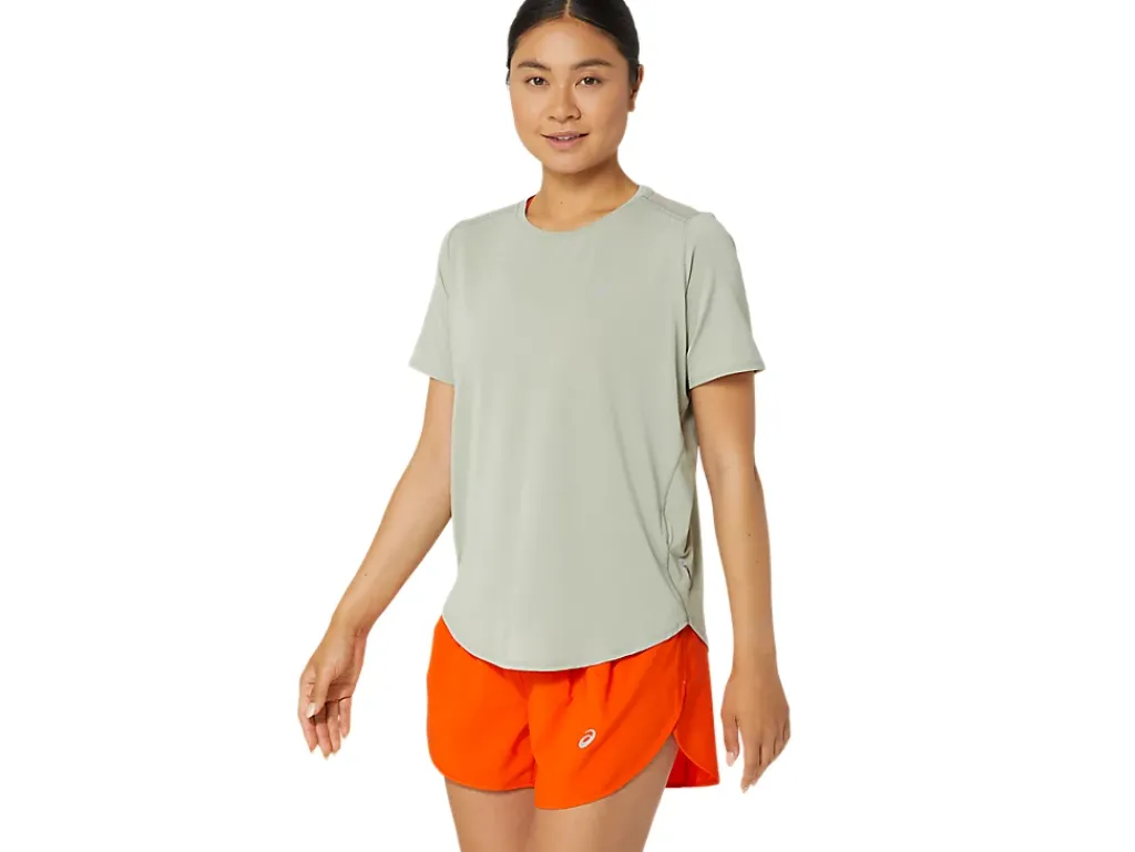 Kleding|Hardlopen>ASICS ROAD SS TOP Olive Grey