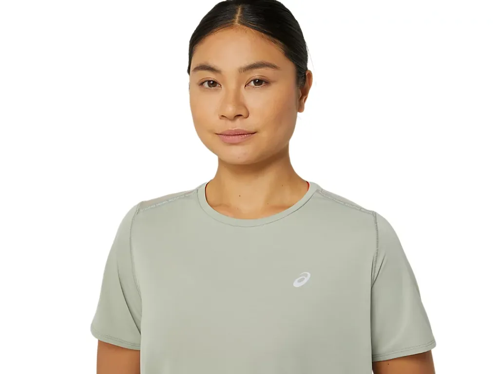 Kleding|Hardlopen>ASICS ROAD SS TOP Olive Grey