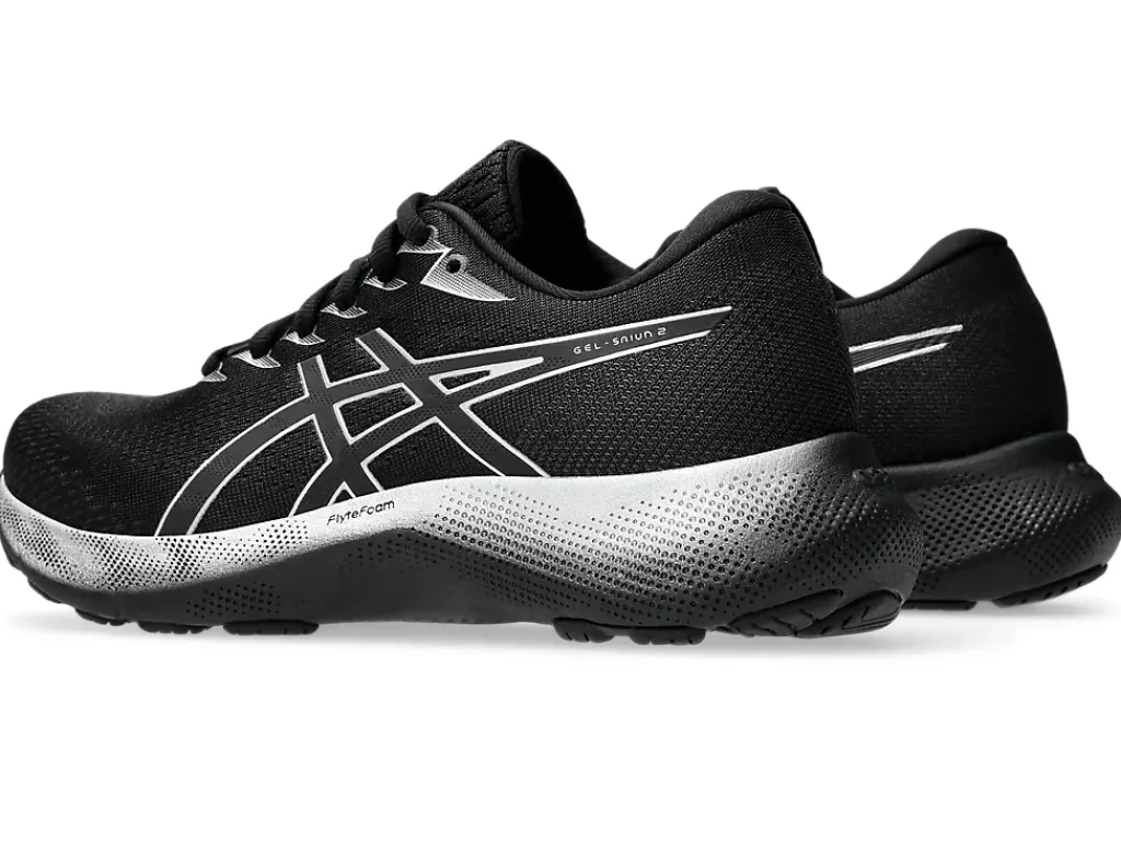 Hardloopschoenen|Hardlopen>ASICS SAIUN 2 Black/Pure Silver