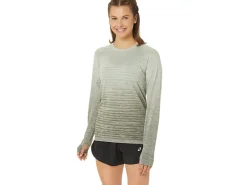 Kleding|Hardlopen>ASICS SEAMLESS LS TOP Mantle Green/Olive Grey