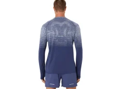 Kleding|Hardlopen>ASICS SEAMLESS LS TOP Thunder Blue/Denim Blue
