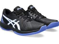 Tennisschoenen|Tennis>ASICS SOLUTION SWIFT FF Black/Sapphire