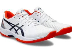 Tennisschoenen|Tennis>ASICS SOLUTION SWIFT FF White/Blue Expanse
