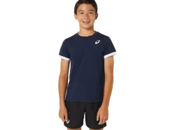 Kleding|Hardlopen>ASICS TENNIS SS TOP Midnight/Brilliant White