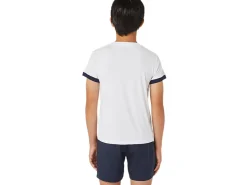 Kleding|Hardlopen>ASICS TENNIS SS TOP Brilliant White/Midnight
