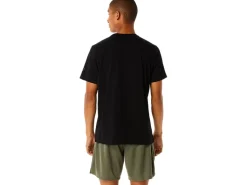 Shirts met korte mouwen|Bovenkleding>ASICS TIGER SS TEE Performance Black/Graphite Grey