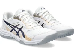 Netbal|Squash & badminton>ASICS UPCOURT 5 White/Peacoat